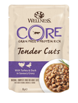Влажный корм Core TENDER CUTS паучи из индейки с уткой в виде нарезки в соусе для кошек 85 г