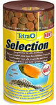 Tetra Selection 4 вида (хлопья, чипсы, гранулы, микс) для всех видов рыб, 100мл