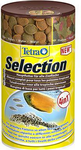 Tetra Selection 4 вида (хлопья, чипсы, гранулы, микс) для всех видов рыб, 250мл