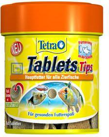  Tetra Tips Delica приклеивающийся к стенкам аквариума 75 таблеток