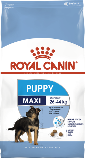 Корм для собаки Royal Canin Maxi Puppy для щенков крупных пород, мешок 15 кг