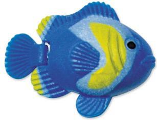  Triol Рыбка пластиковая 3.1*2.8см синяя