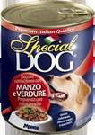 Влажный корм Special Dog Консервы для собак кусочки говядины с овощами 720 г