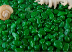 Лаурон галька зеленая 0.8кг (ф 5-10)