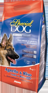 Корм для собаки Special Dog корм для собак с чувствительной кожей и пищеварением ягненок/рис 15 кг