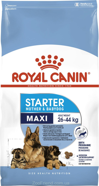 Корм для собаки Royal Canin Maxi Starter, мешок 4 кг