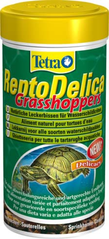  Tetra ReptoDelica Grasshopers лакомство для водных черепах (кузнечики) 250 мл