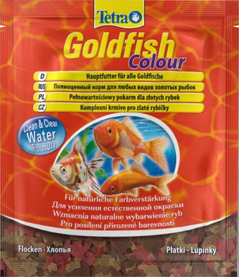  Tetra Goldfish Colour корм в хлопьях для улучшения окраса золотых рыб 12 г (sachet)