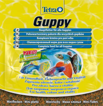  Tetra Guppy корм в хлопьях для гуппи 12 г (sachet)