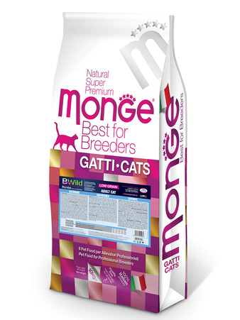Корм для кошки Monge Bwild LOW GRAIN Cat Anchovies корм для взрослых кошек с анчоусам, мешок 10 кг (изображение 5)