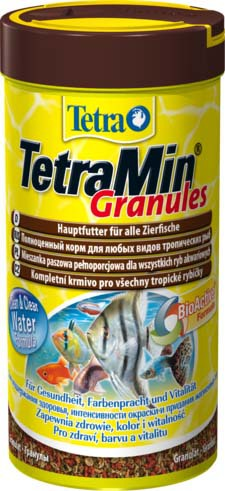  Tetra Min Granules корм для всех видов рыб в гранулах 250 мл