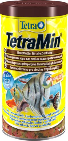  Tetra Min корм для всех видов рыб в виде хлопьев 1 л
