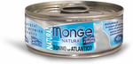 Влажный корм Monge Cat Natural консервы для кошек атлантический тунец 80 г
