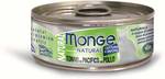 Влажный корм Monge Cat Natural консервы для кошек тунец с курицей 80 г