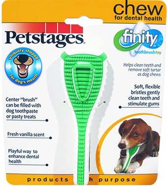  Petstages игрушка для собак Finity Dental Chew зубная щетка маленькая 11 см (изображение 2)