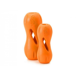 Zogoflex игрушка для собак гантеля под лакомства Qwizl L 17 x 7 см оранжевая