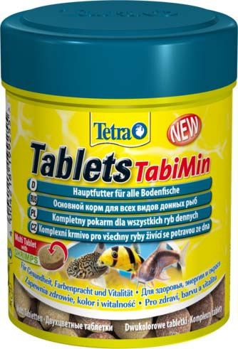  Tetra TabletsTabiMin корм для всех видов донных рыб 275 таб.