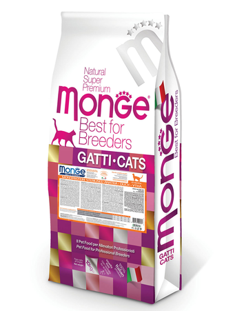 Корм для кошки Monge Cat Sterilised Duck корм для стерилизованных кошек с уткой, мешок 10 кг (изображение 7)
