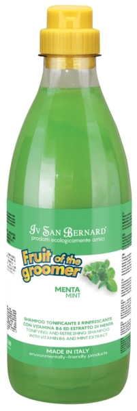  Iv San Bernard ISB Fruit of the Grommer Mint Шампунь для любого типа шерсти с витамином В6, 0,5 л