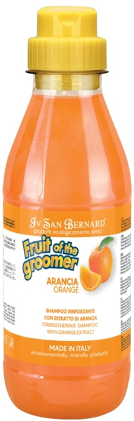  Iv San Bernard ISB Fruit of the Grommer Orange Шампунь для слабой выпадающей шерсти с силиконом, 0,5 л
