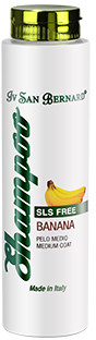 Iv San Bernard SB Traditional Line PLUS Banana Шампунь для шерсти средней длины без лаурилсульфата натрия, 0,3 л