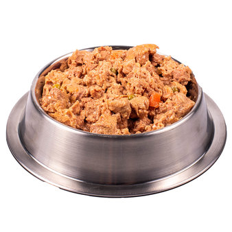 Влажный корм Monge Dog Fresh Chunks in Loaf консервы для щенков мясной рулет телятина с овощами 400г (изображение 2)