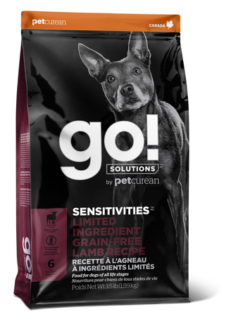Корм для собаки GO! Sensitivities Ягнёнок беззерновой, мешок 5,45 кг
