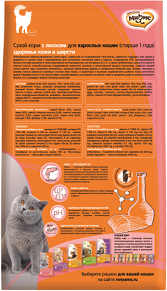 Корм для кошки Мнямс Skin&Coat с лососем для кожи и шерсти (изображение 2)