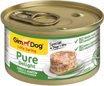 Влажный корм GimDog Pure Delight консервы для собак из цыпленка с ягненком 85 г