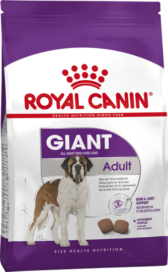 Корм для собаки Royal Canin Giant Adult для взрослых собак гигантских пород, мешок 4 кг