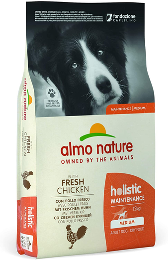 Корм для собаки Almo Nature Holistic для взрослых собак всех пород с курицей, мешок 2 кг