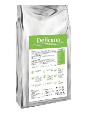 Корм для собаки Delicana для средних пород ягненок с рисом 