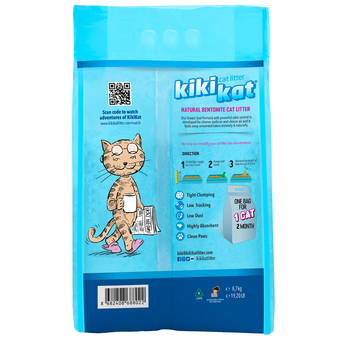 Наполнитель KikiKat супер-белый без отдушек и запаха (изображение 3)