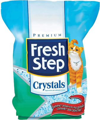 Наполнитель Fresh Step Crystals, мешок 3,62 кг