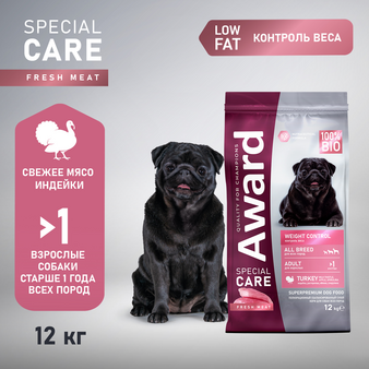 Корм для собаки Award Weight Control для всех пород для контроля веса с мясом индейки (изображение 2)