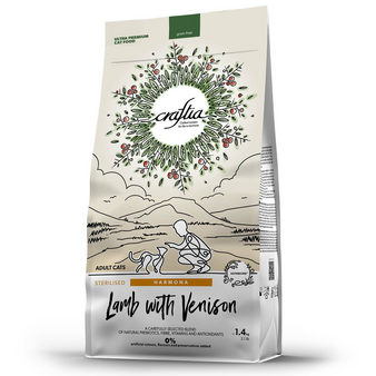 Корм для кошки Craftia HARMONA для стерилизованных кошек из ягненка с олениной