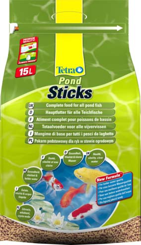  Tetra Pond Sticks корм для прудовых рыб в палочках 15 л