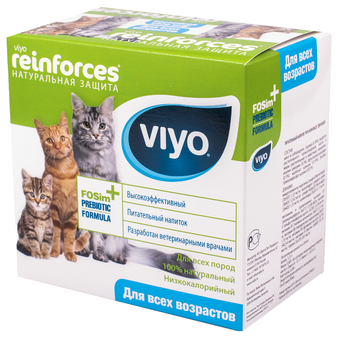  VIYO Reinforces All Ages CAT пребиотический напиток для кошек всех возрастов 7х30 мл (изображение 4)