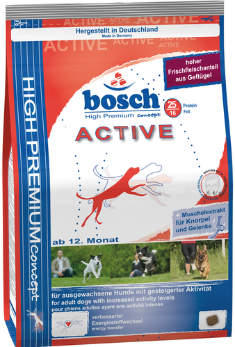 Корм для собаки Bosch Active, мешок 15 кг