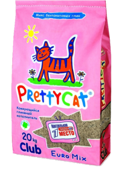 Наполнитель Pretty Cat Euro Mix, мешок 20 кг