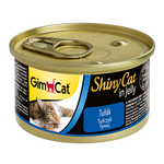 Влажный корм GimCat ShinyCat консервы для кошек из тунца 70 г