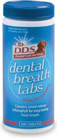  8 in 1 таблетки для освежения дыхания у собак Dental Breath Tabs с ментолом 200 таб.