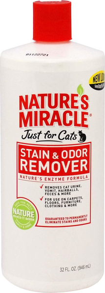  8 in 1 уничтожитель пятен и запахов от кошек NM JFC S&O Remover универсальный 945 мл