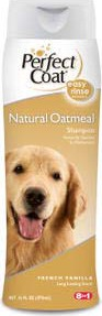  8 in 1 шампунь для собак PC Natural Oatmeal овсяный успокаивающий для кожи с ароматом ванили 473 мл, ведро 947 л