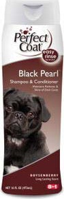  8 in 1 шампунь-кондиционер для собак PC Black Pearl для темных окрасов с ароматом бойзеновой ягоды  473 мл