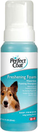  8 in 1 шампунь-пена для собак PC Freshening Foam без смывания с ароматом детской присыпки 251 мл
