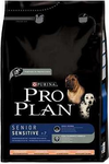 Корм для собаки Pro Plan для стареющих собак с чувствительной кожей, лосось+рис (14 кг)