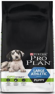 Корм для собаки Pro Plan для щенков крупных пород, курица+рис, мешок 12 кг