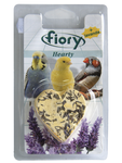 Fiory Fiory био-камень с лавандой в форме сердца для птиц 100 г