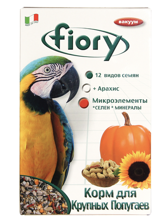 Корм для птицы Fiory Pappagalli корм для крупных попугаев (изображение 3)